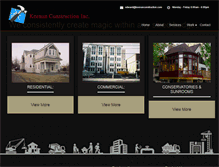 Tablet Screenshot of keenanconstruction.com